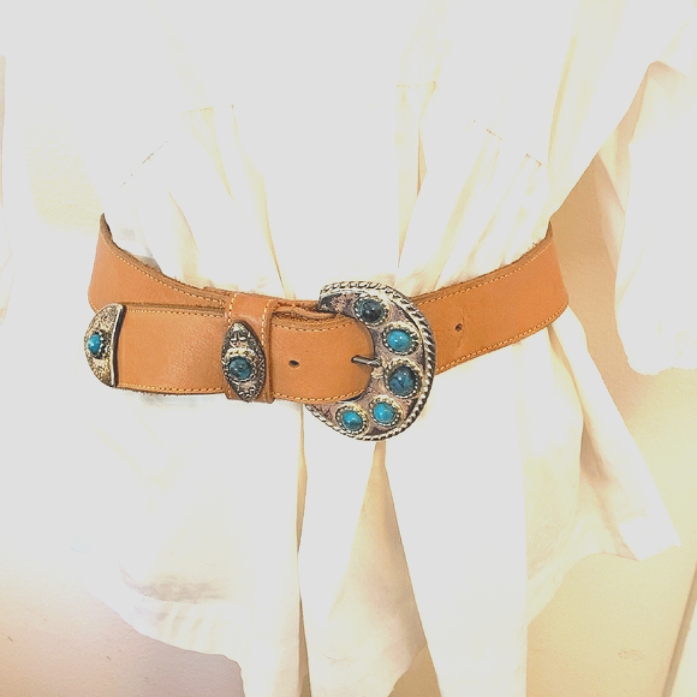 The Leather Shop Vintage Boho Belt.